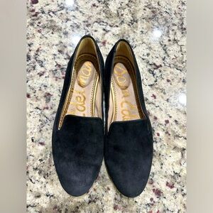 Sam Edelman sz 7 black suede loafers